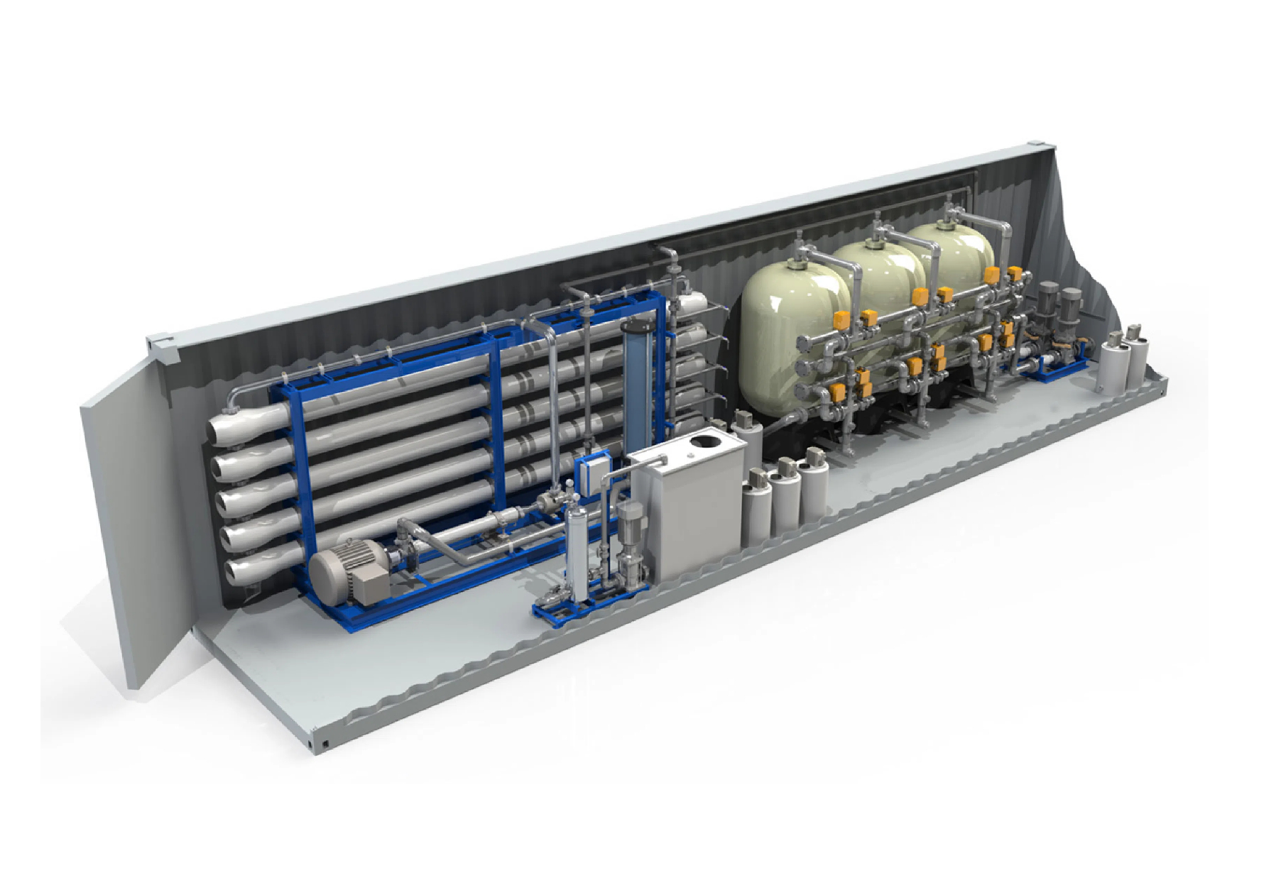 Modular Seawater Desalination Unit