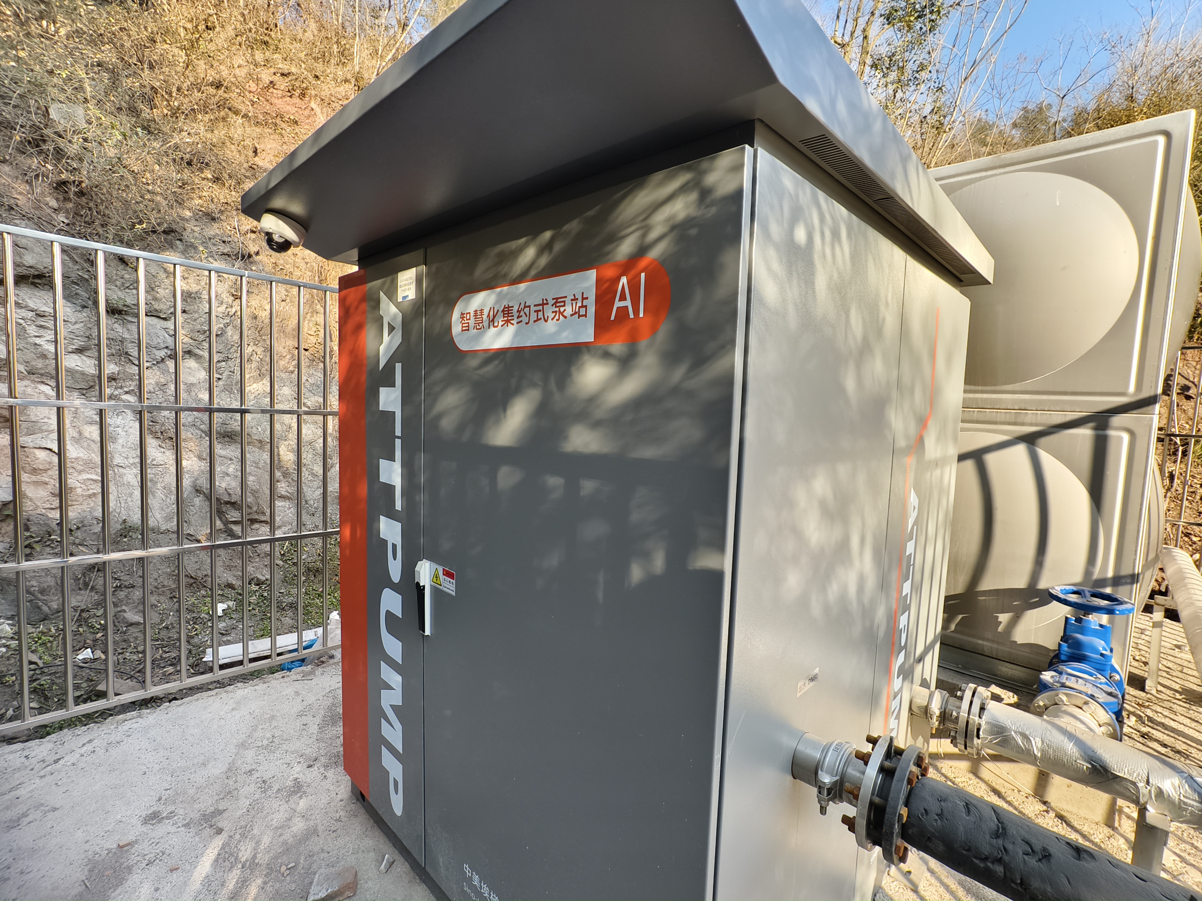 浙江省义乌市德胜岩给水工程户外箱式一体化无负压设备采购1号项目